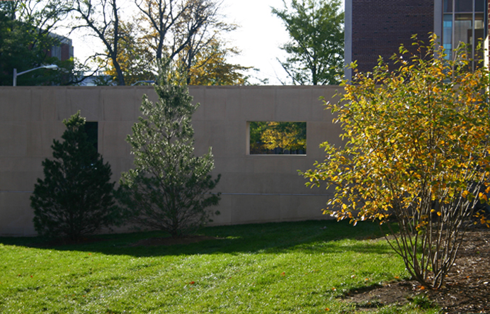 UIUC NCSA Concrete Window Wall